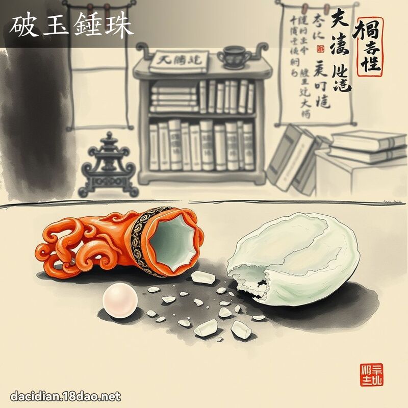 破玉錘珠 配图