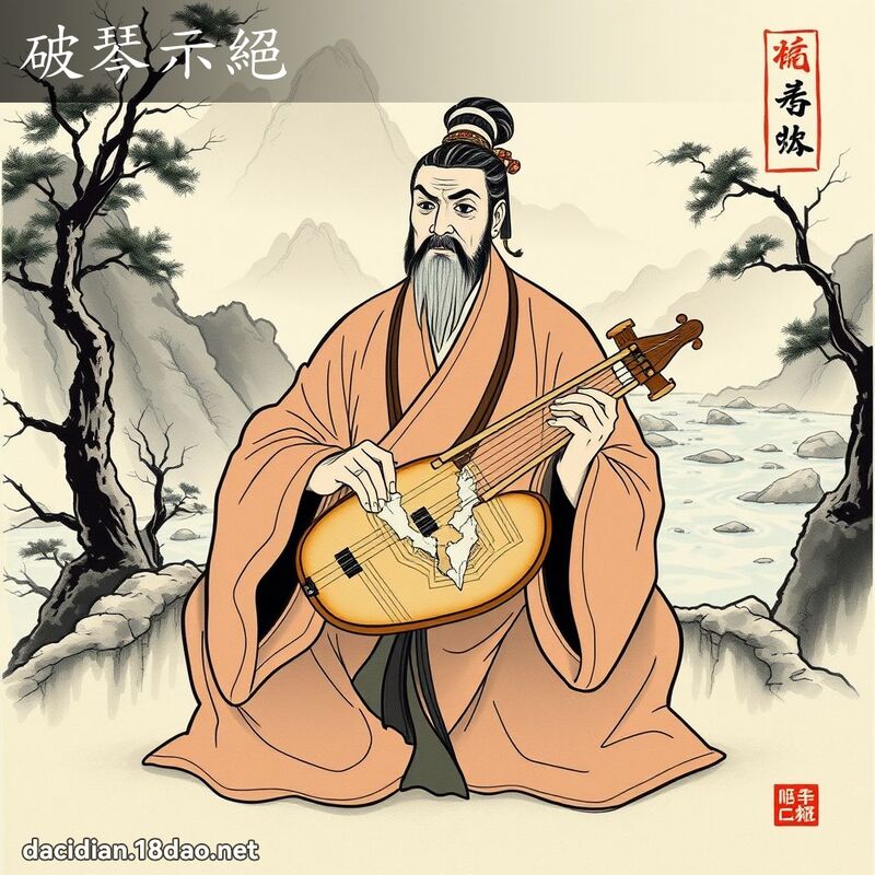 破琴示絕 配图