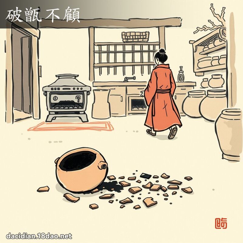 破甑不顧 配图