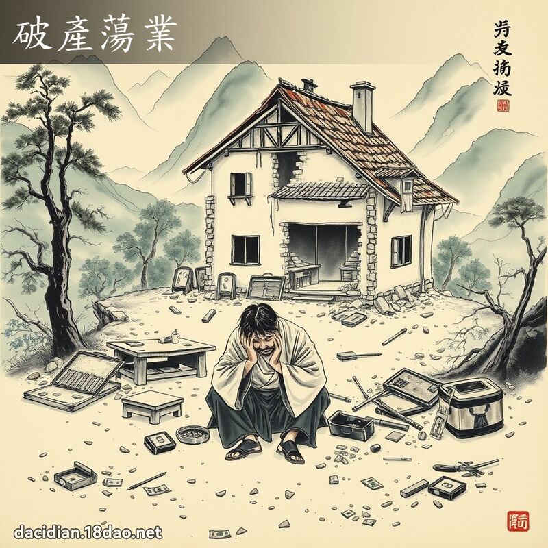 破產蕩業 配图