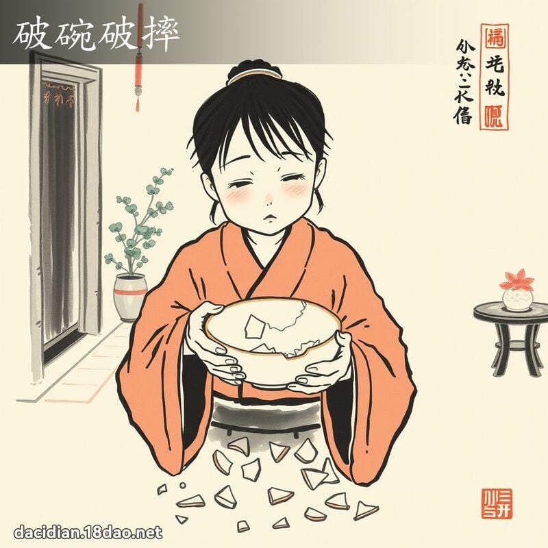 破碗破摔 配图