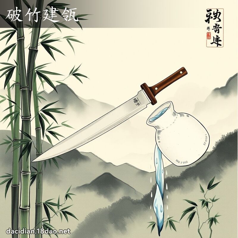 破竹建瓴 配图
