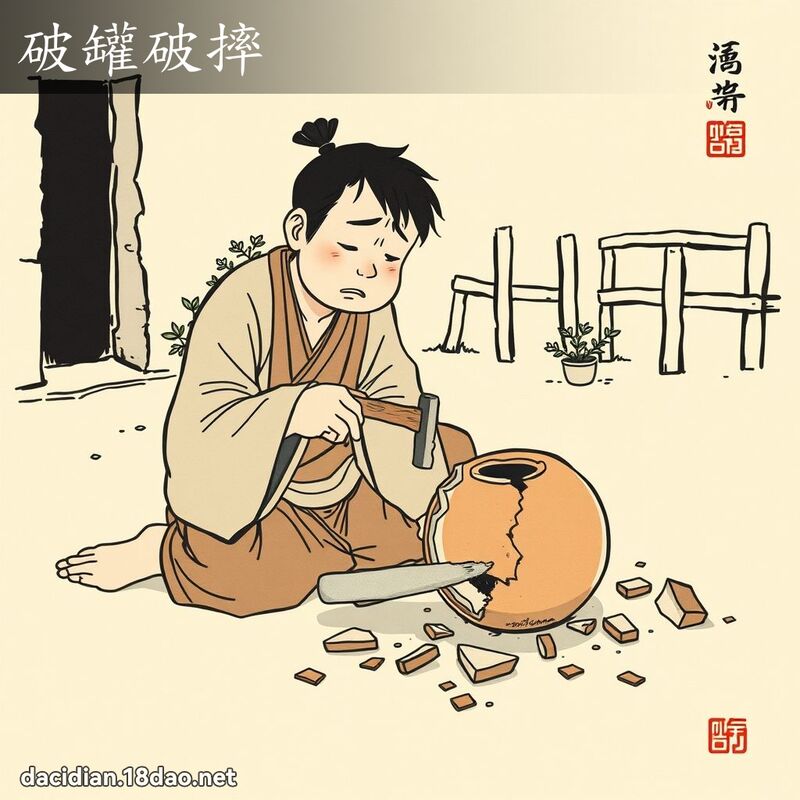 破罐破摔 配图