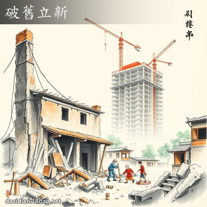 破旧立新 配图