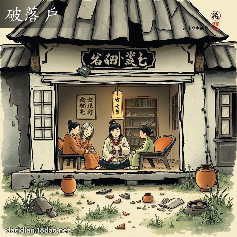 破落户 配图