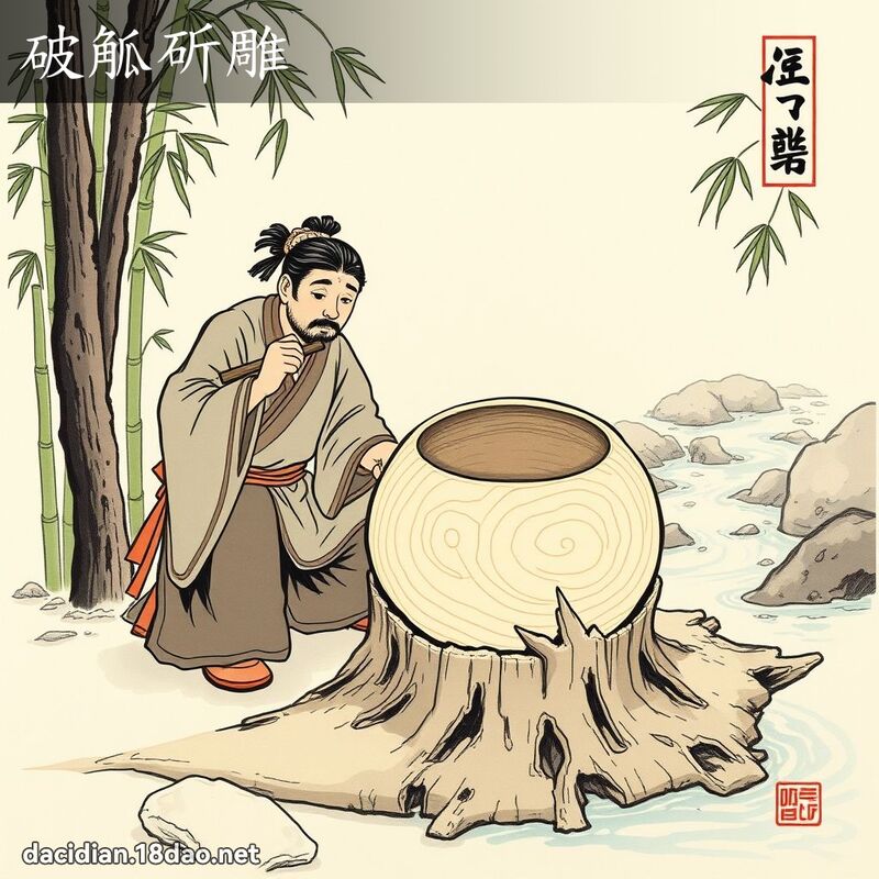 破觚斫雕 配图