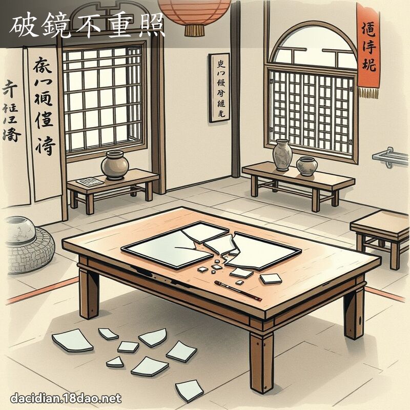 破镜不重照 配图