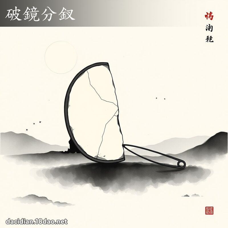破镜分釵 配图