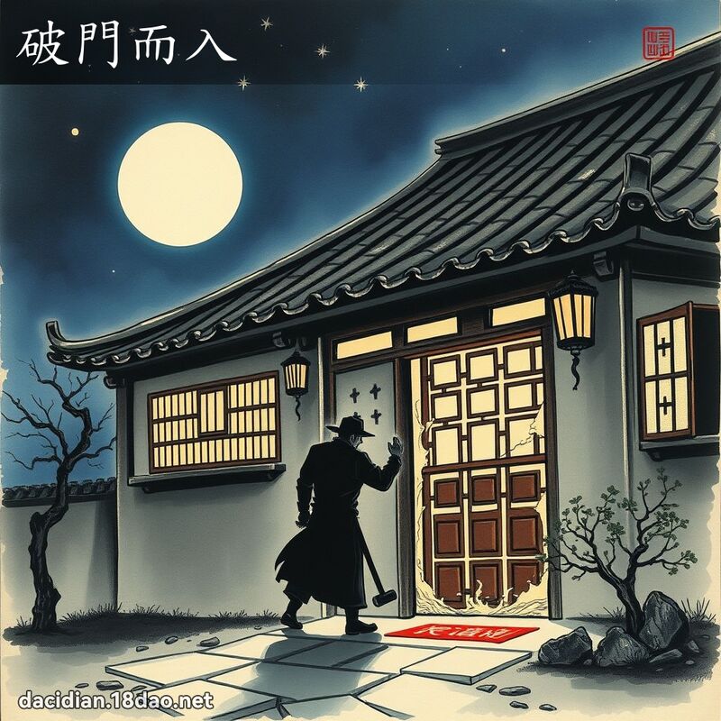 破门而入 配图