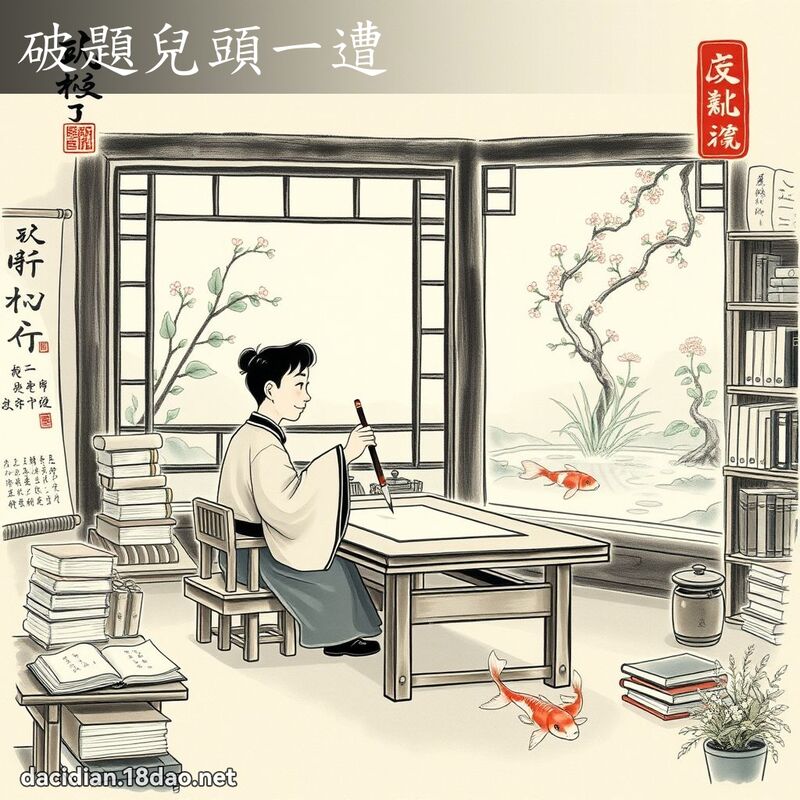 破题儿头一遭 配图