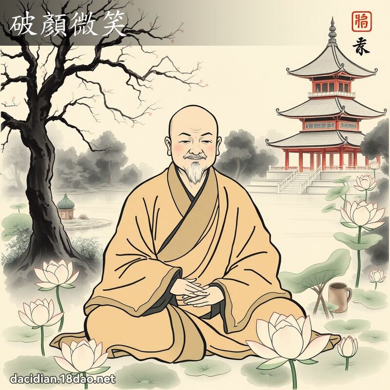 破顏微笑 配图