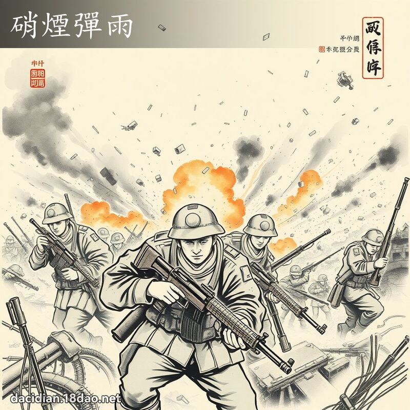 硝烟弹雨 配图