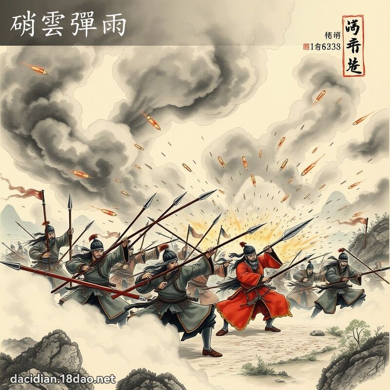 硝云弹雨 配图