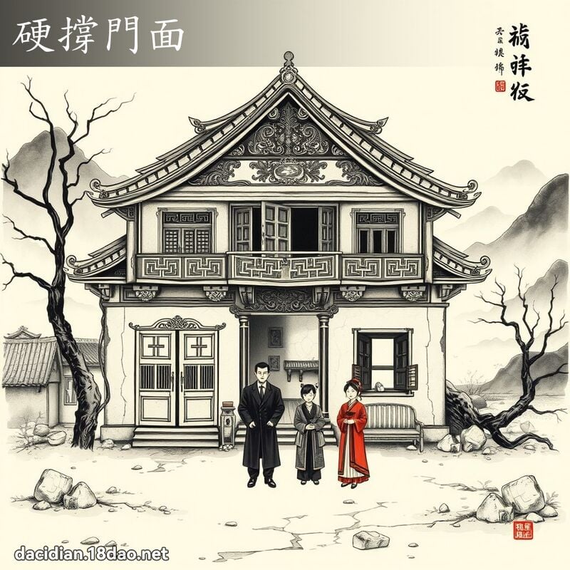 硬撑门面 配图