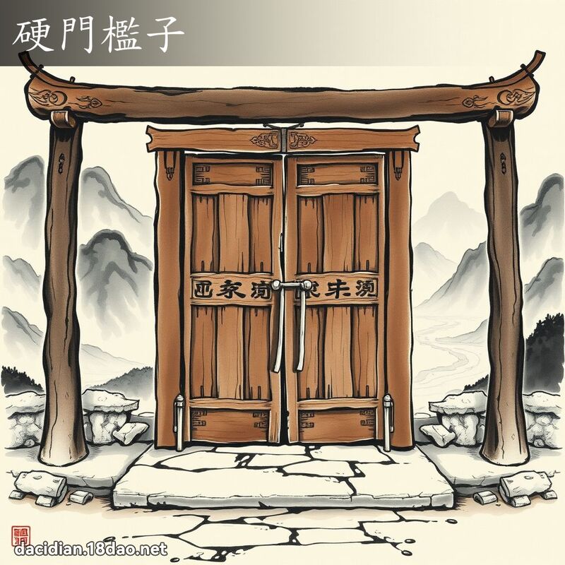 硬门槛子 配图