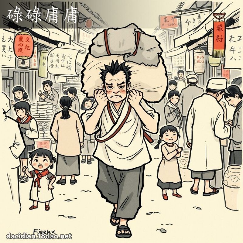 碌碌庸庸 配图