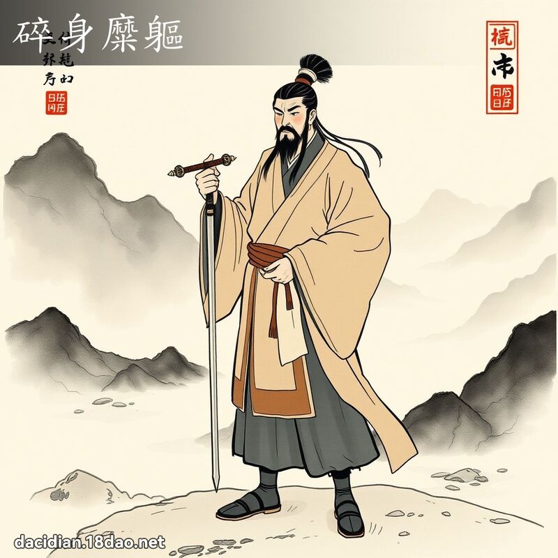 碎身糜躯 配图