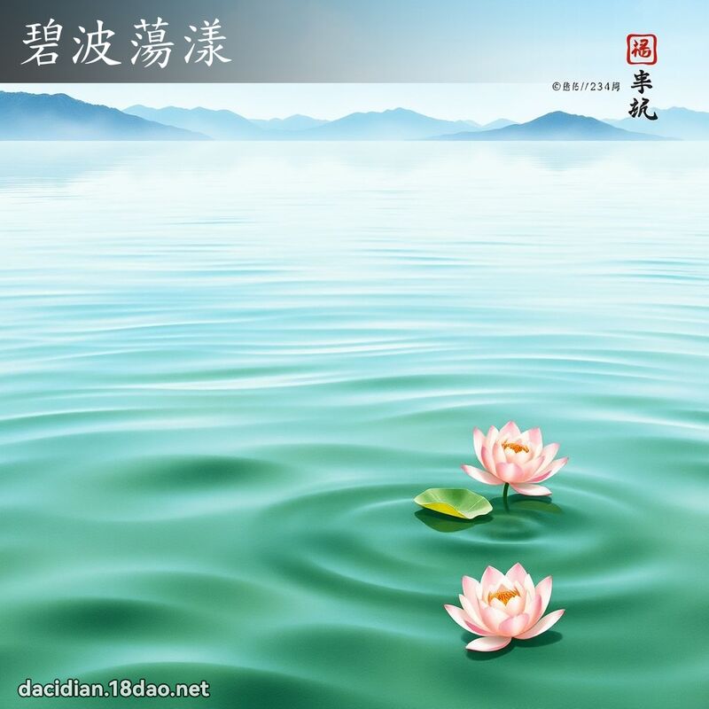 碧波荡漾 配图