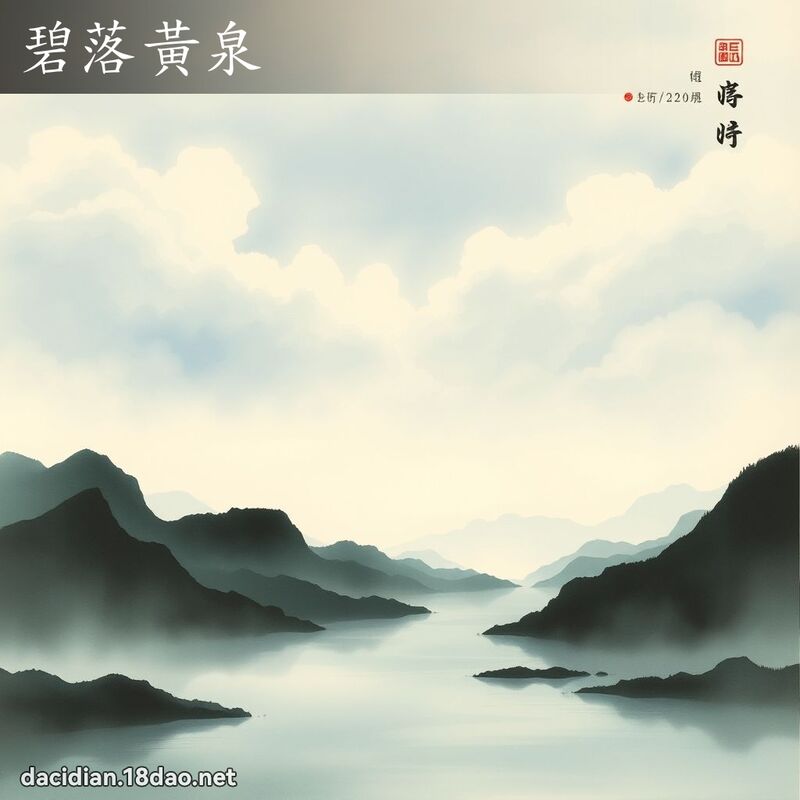 碧落黄泉 配图