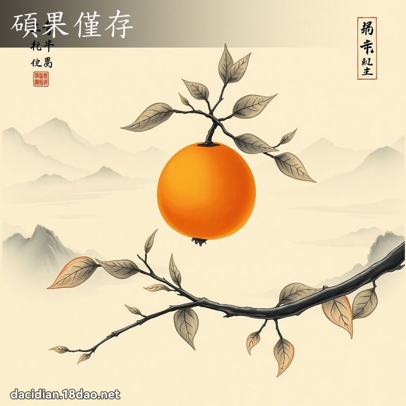 硕果仅存 配图