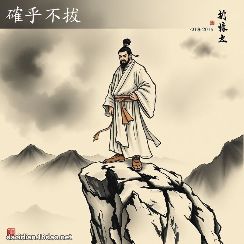 確乎不拔 配图