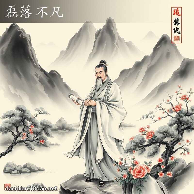 磊落不凡 配图