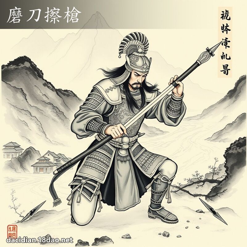 磨刀擦枪 配图