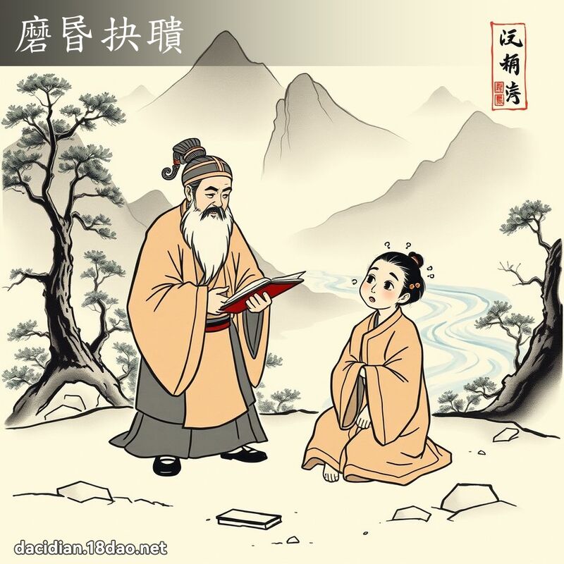 磨昬抉聵 配图
