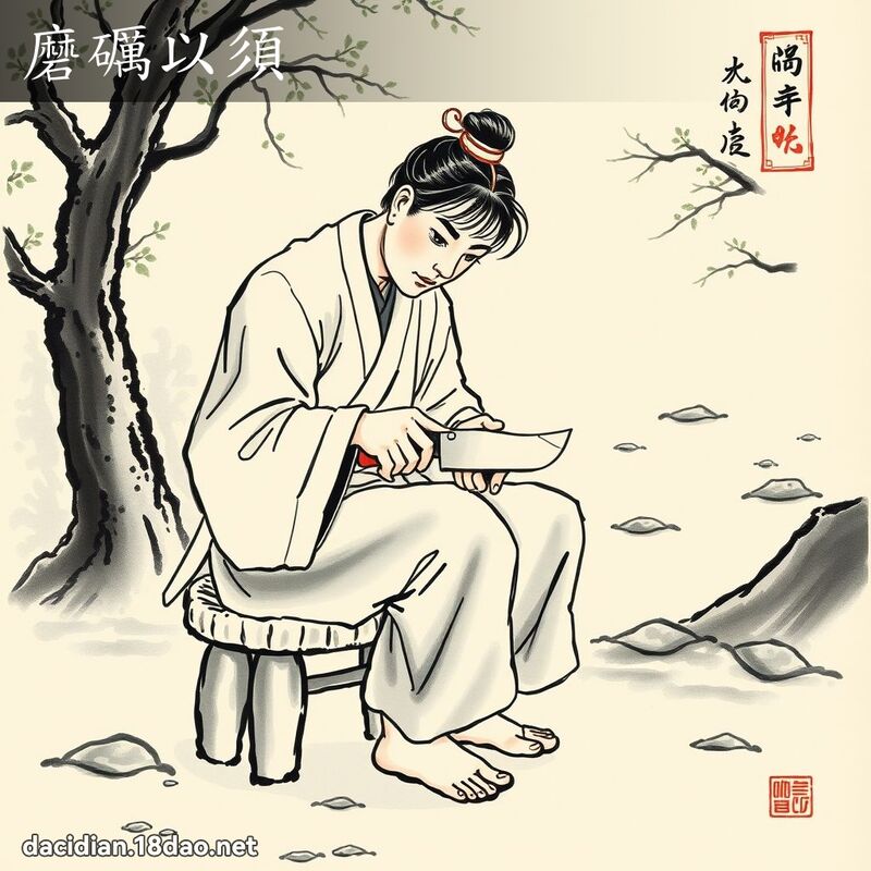 磨礪以须 配图