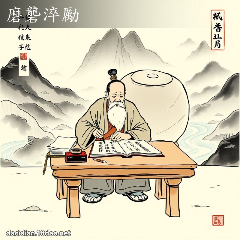 磨礱淬励 配图