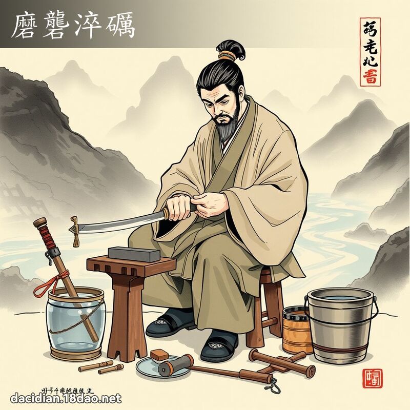 磨礱淬礪 配图