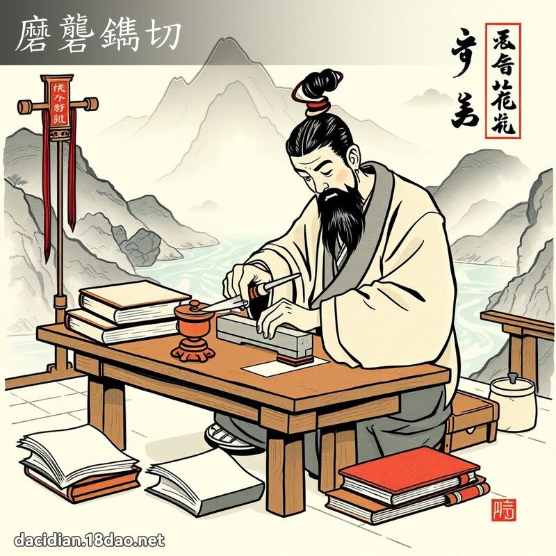 磨礱鐫切 配图