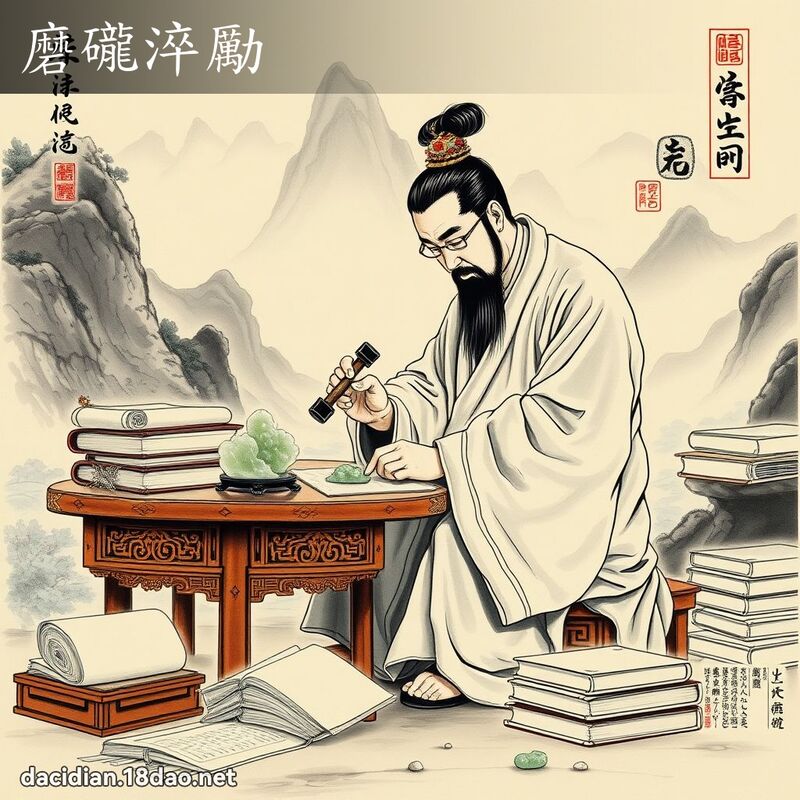 磨礲淬励 配图