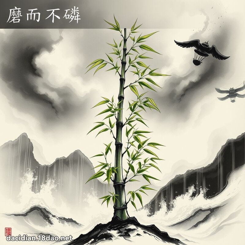 磨而不磷 配图