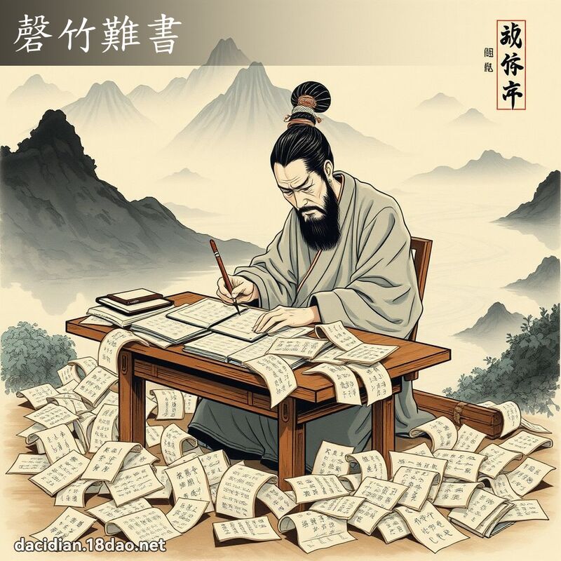 磬竹难书 配图