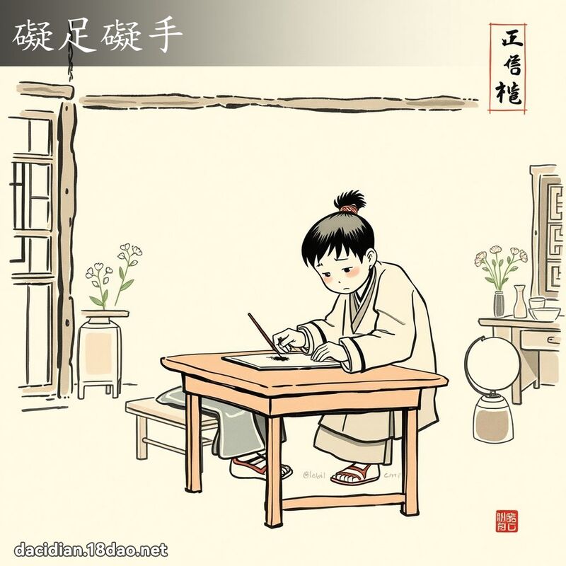 碍足碍手 配图