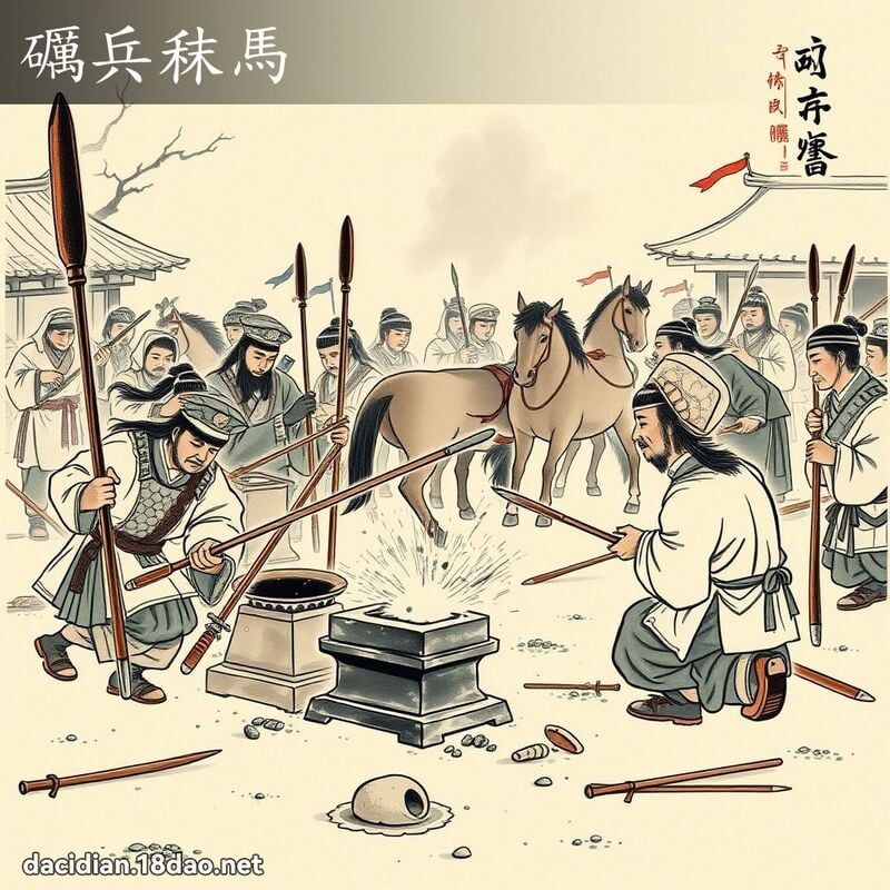 礪兵秣马 配图