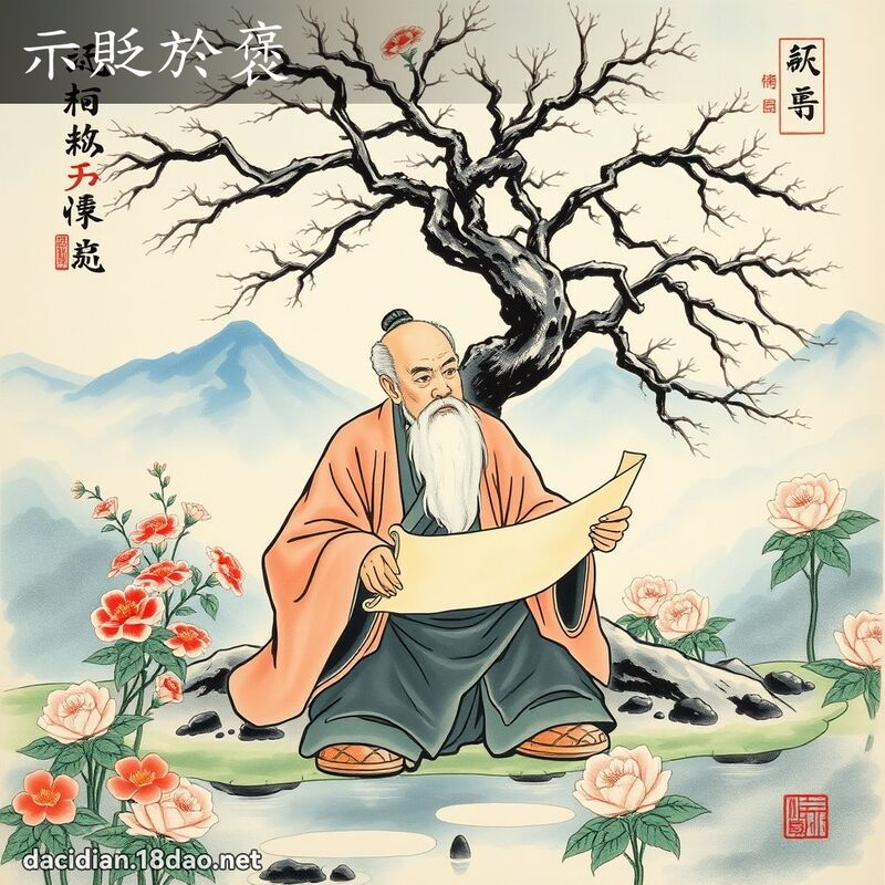 示贬於褒 配图