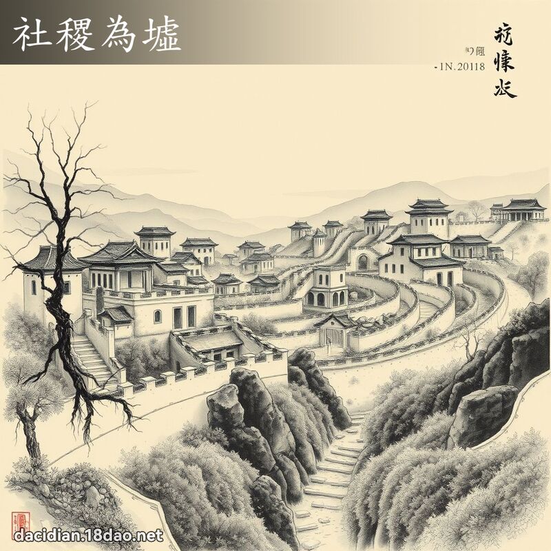 社稷为墟 配图