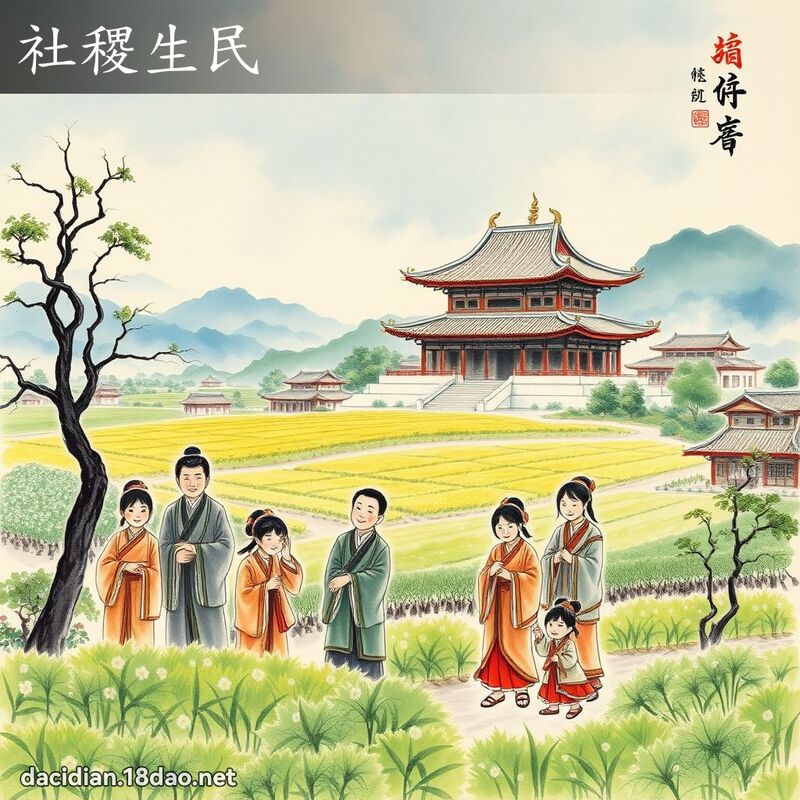 社稷生民 配图