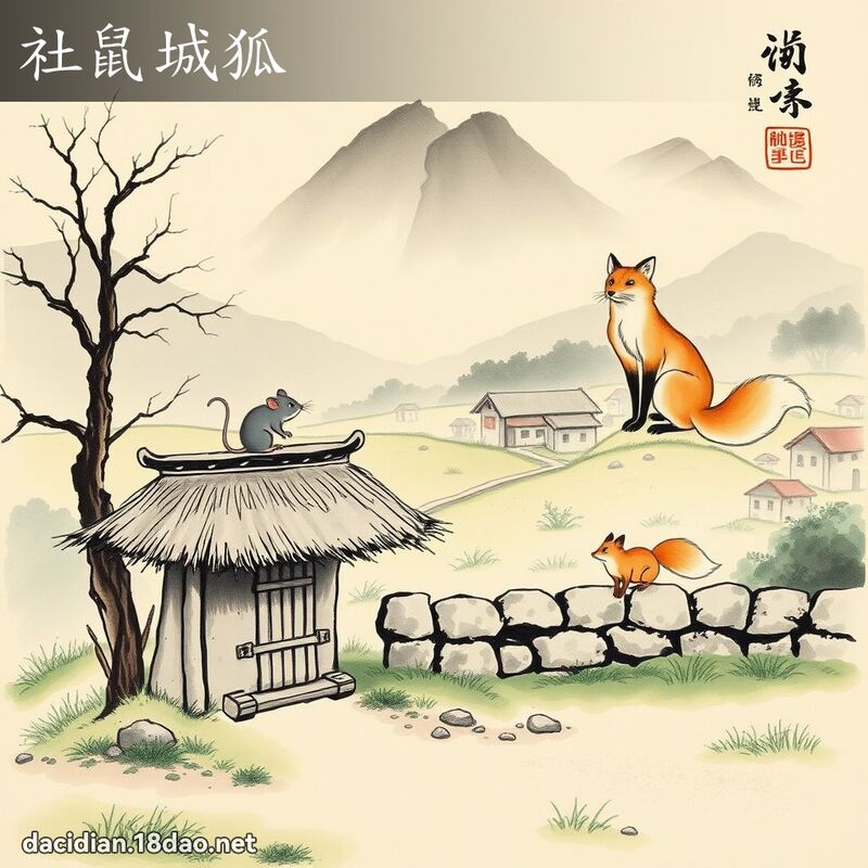 社鼠城狐 配图