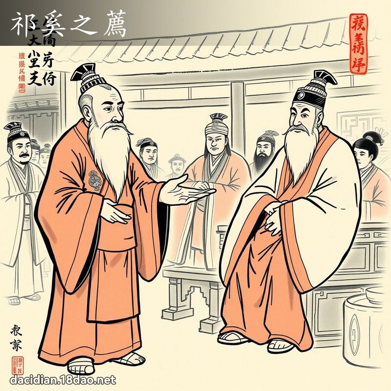 祁奚之荐 配图