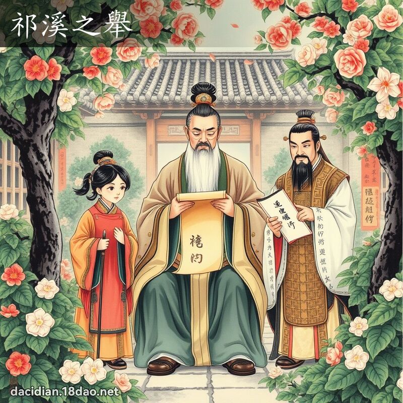祁溪之舉 配图