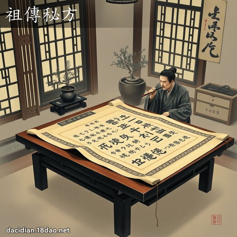 祖傳秘方 配图