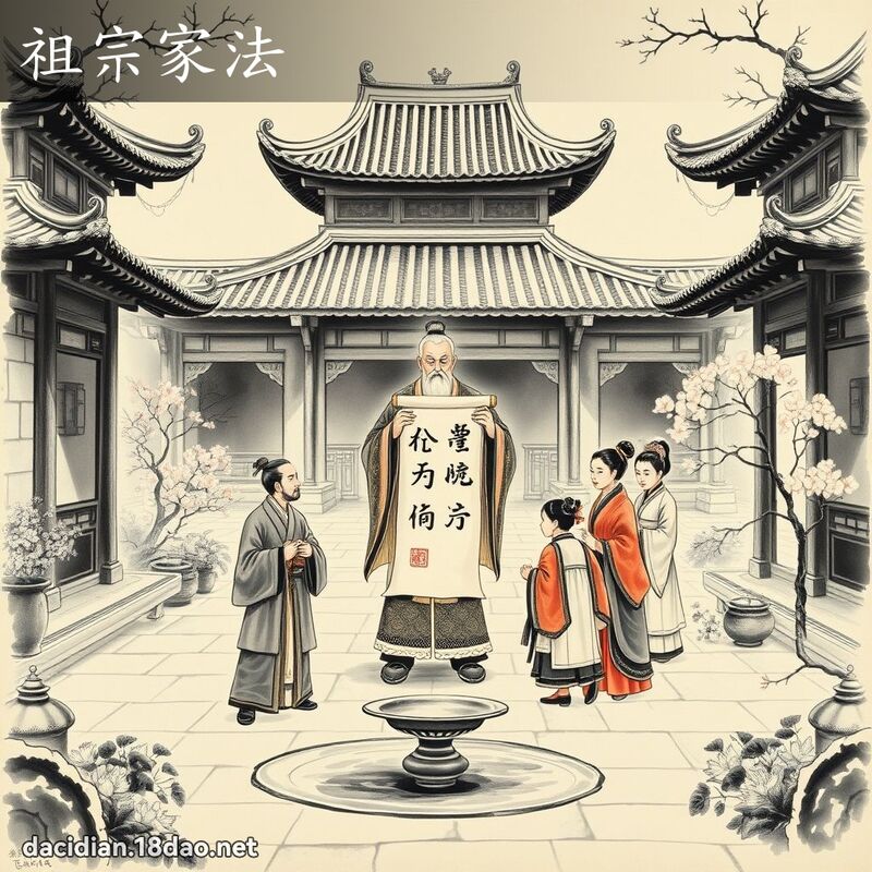祖宗家法 配图