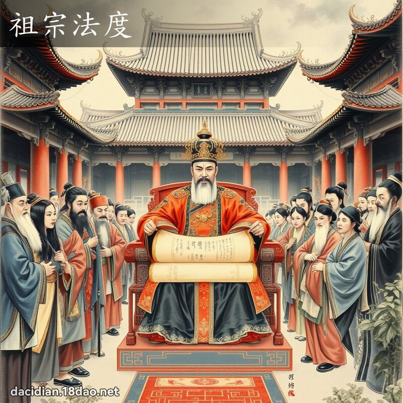 祖宗法度 配图