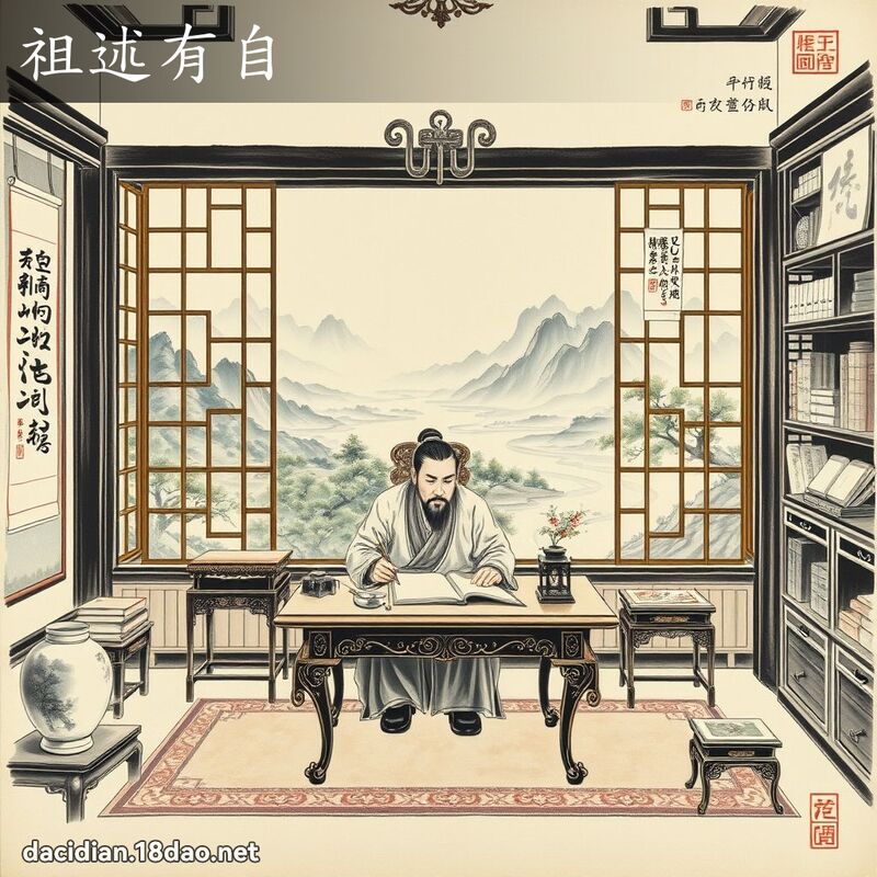 祖述有自 配图