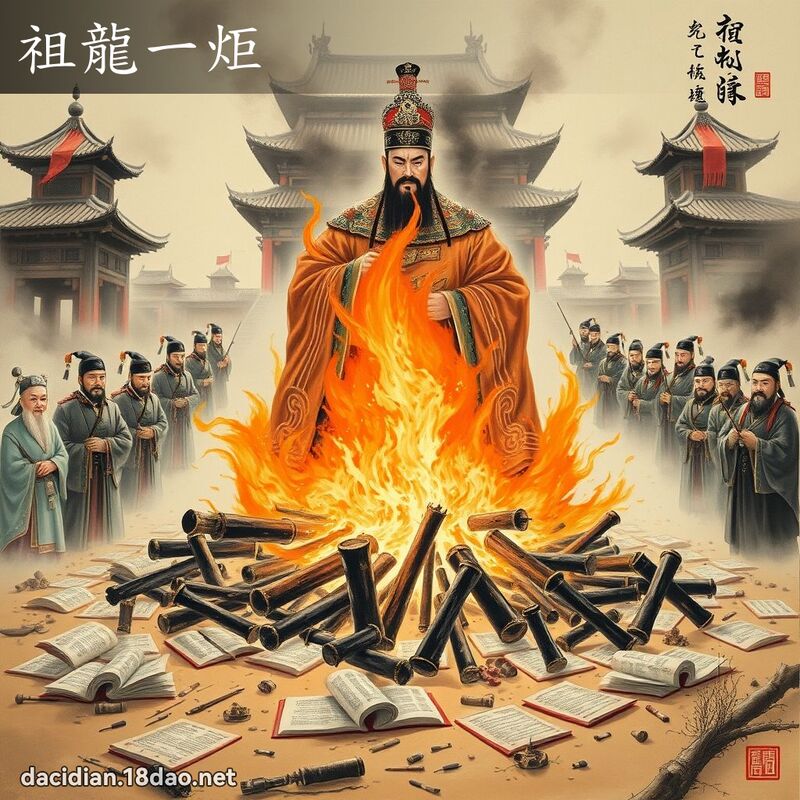 祖龍一炬 配图