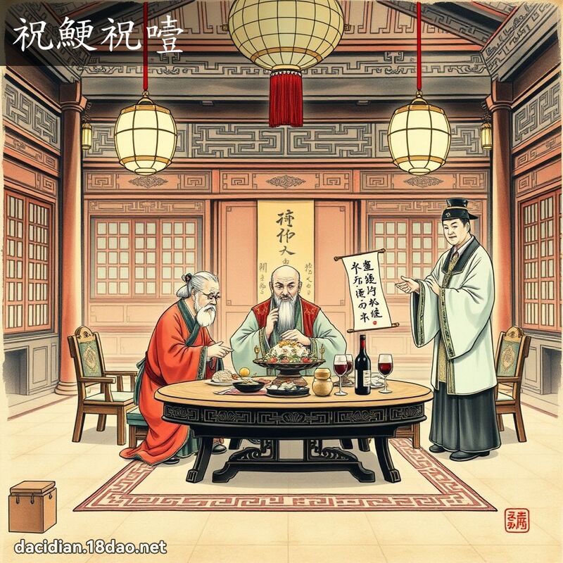 祝鯁祝噎 配图