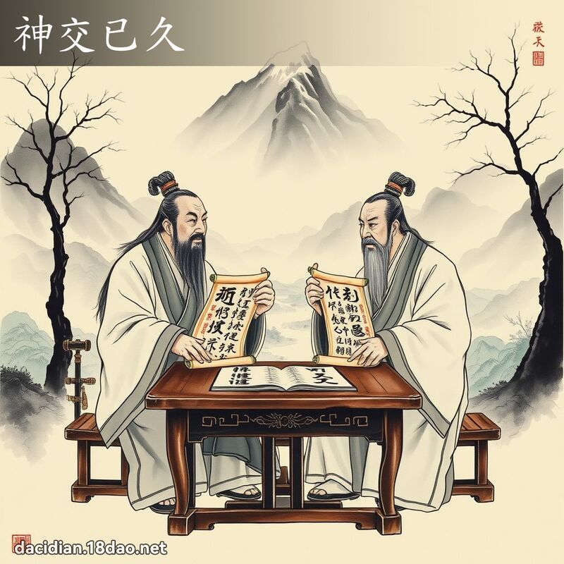 神交已久 配图